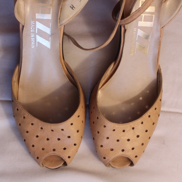 Vintage Peep Toe Heels | Poshmark